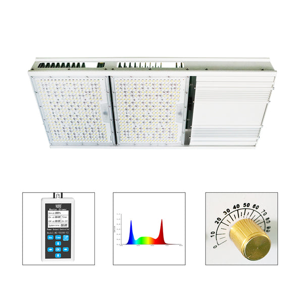 GLTF 800 1:1 replacement HPS 1000w 2.7umol/J full spectrums+660nm+460nm Greenhouse waterproof LED 800w grow light